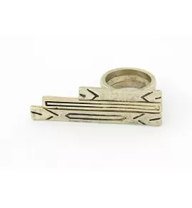 Кольцо AS-A23217 в стиле панк, тройное