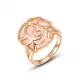 Кольцо ROZI RG-24290B c декором в форме розы
