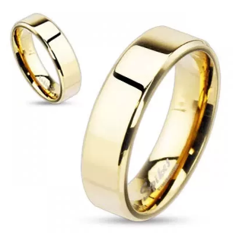 Кольцо из стали Spikes R081, обручальное