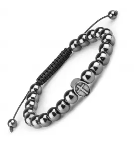 Браслет Шамбала из гематита с крестом Everiot Select LNS-2082
