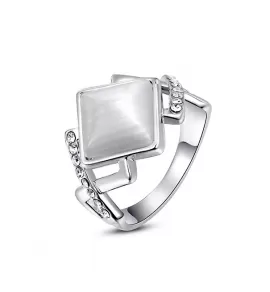 Кольцо ROZI RG-29295A с камнем в форме ромба