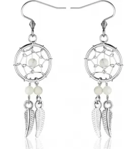 Висячие женские серьги "Ловец снов" Everiot SE-ZS-1933(4,5) из стали
