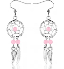 Висячие женские серьги "Ловец снов" Everiot SE-ZS-1933(4,5) из стали