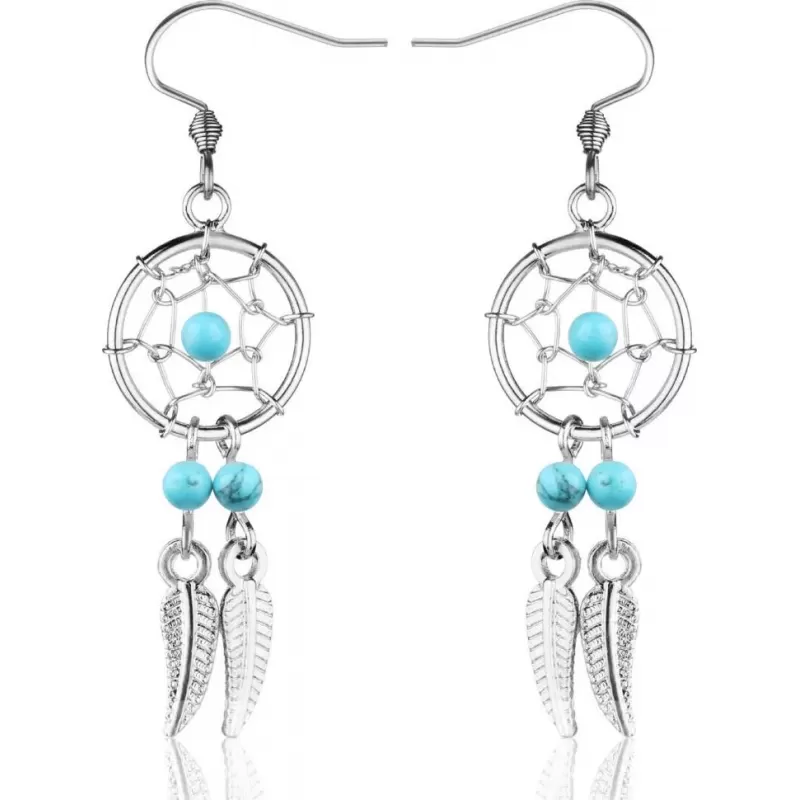 Висячие женские серьги "Ловец снов" Everiot SE-ZS-1933(4,5) из стали