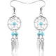 Висячие женские серьги "Ловец снов" Everiot SE-ZS-1933(4,5) из стали