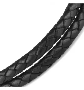 Кожаный браслет мужской Everiot Select LNS-5018 с магнитным замком