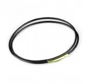 Кожаный шнурок премиум Everiot Select LC-5002-GD с застежкой из стали