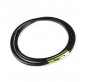 Кожаный шнурок премиум Everiot Select LC-5002-GD с застежкой из стали