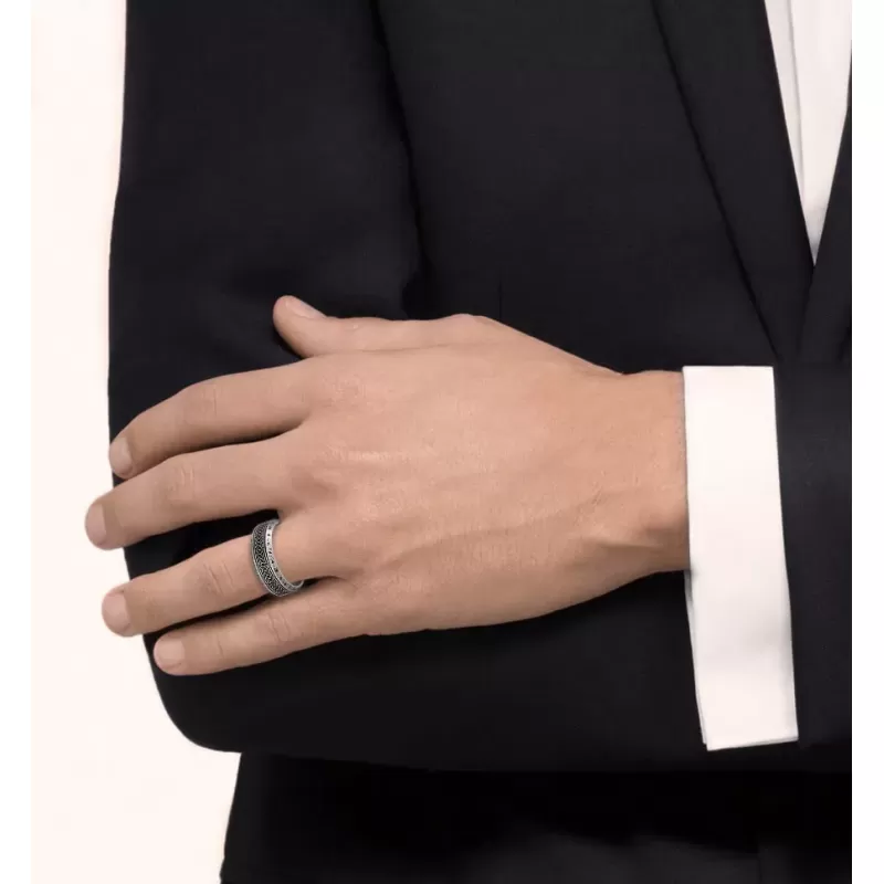 Кольцо из стали TATIC RSS-9076-ST-8 с рунами