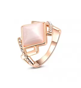 Кольцо ROZI RG-29295B с камнем в форме ромба