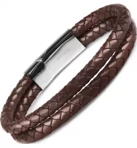 Кожаный браслет мужской Everiot BC-MJ-1708 с магнитным замком