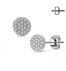 Серьги-гвоздики TATIC EA-013-C с родиевым покрытием