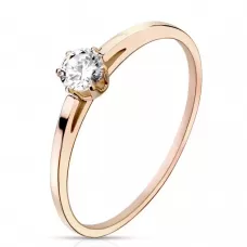 Помолвочное кольцо из стали TATIC RSS-7530 с фианитом