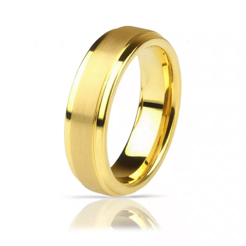 Кольцо из матового вольфрама INFY R-TG-0147