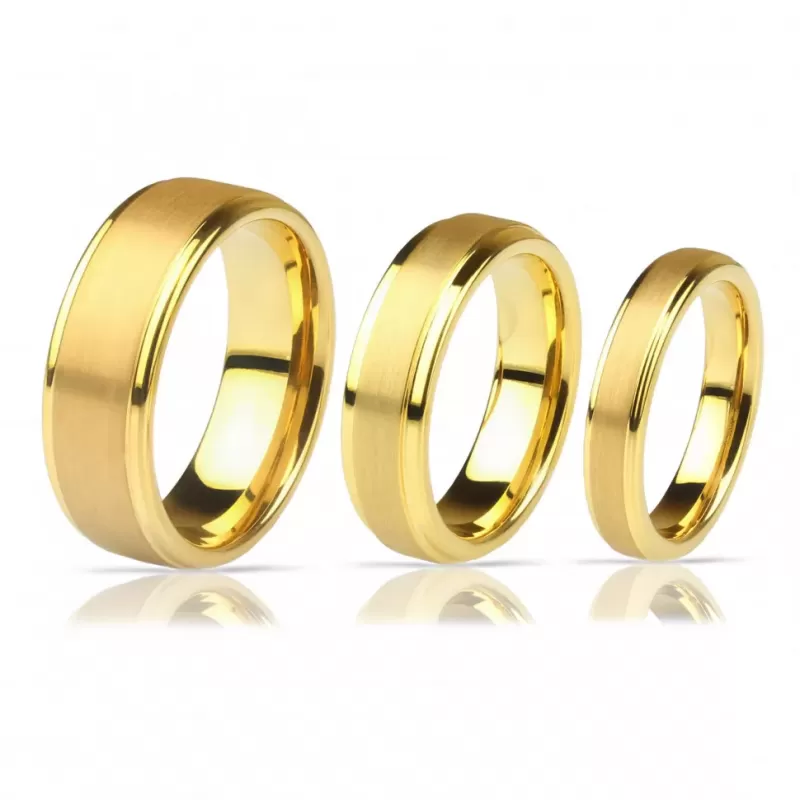 Кольцо из матового вольфрама INFY R-TG-0147