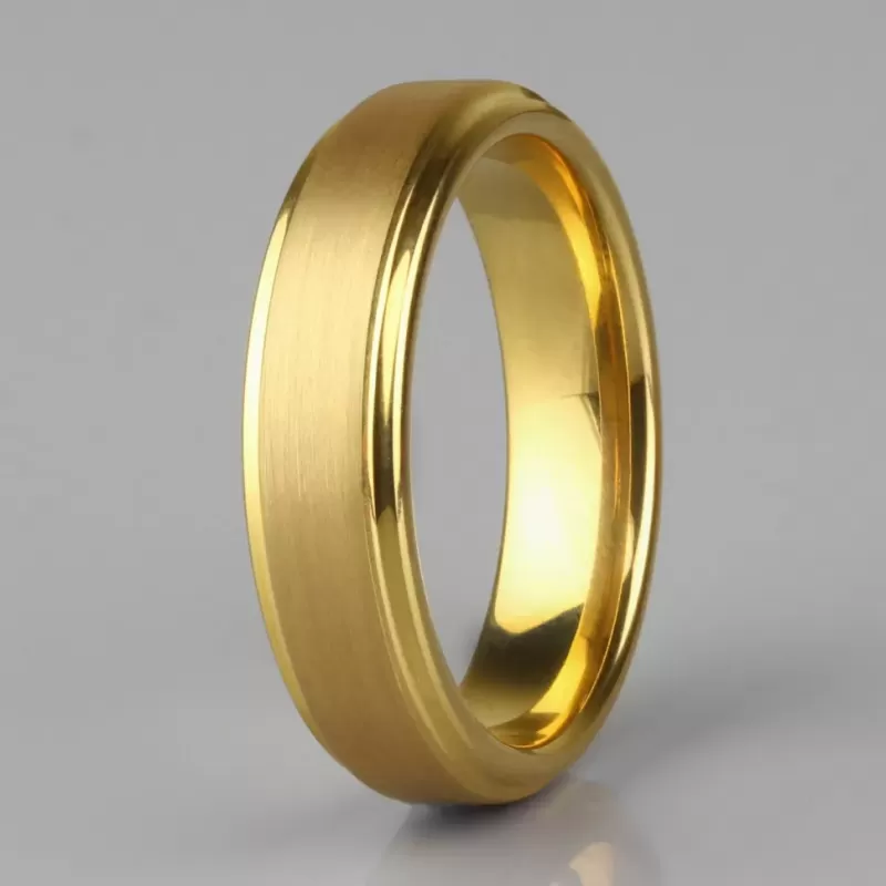 Кольцо из матового вольфрама INFY R-TG-0147