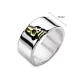 Кольцо мужское TATIC RSS-7802 с черепом из стали