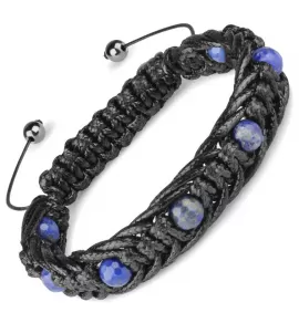 Мужской браслет Шамбала Everiot Select LNS-3092 из лазурита