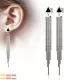 Длинные женские серьги с подвесками-цепями TATIC SE3849 из стали