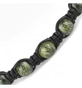 Браслет Шамбала Everiot Select LNS-3017 из агата и змеевика