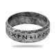 Кольцо из стали TATIC RSS-9096-ST с рунами