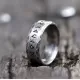 Кольцо из стали TATIC RSS-9096-ST с рунами