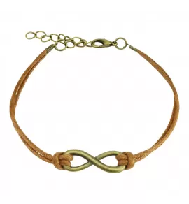 Браслет-шнурок текстильный TATIC SL0208 с символом бесконечности (малый)