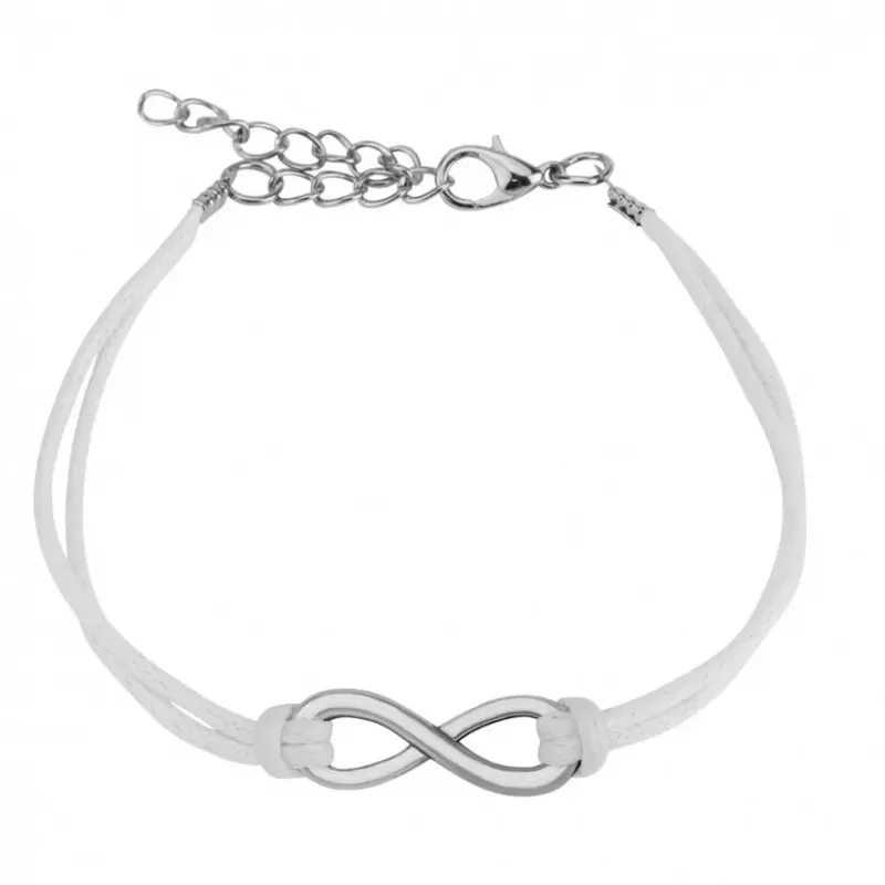 Браслет-шнурок текстильный TATIC SL0208 с символом бесконечности (малый)