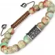 Браслет Шамбала из яшмы Everiot Select LNS-2181 с шармом "Дерево"
