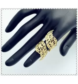 Кольцо ALFR-1203 в форме листьев