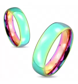 Кольцо для пар из стали Spikes R-M4326 с разноцветным покрытием