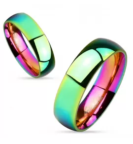 Кольцо для пар из стали Spikes R-M4326 с разноцветным покрытием