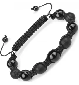 Браслет Шамбала Everiot Select LNS-3018 из черного агата