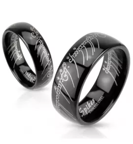 Кольцо Всевластия Spikes из стали R-M2762, черное