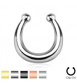 Септум обманка (серьга подкова) PiercedFish --SEPR-19, клипса для имитации пирсинга носа