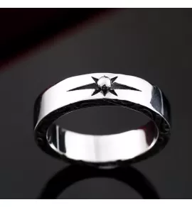 Мужское кольцо из стали Everiot SR-BR-375