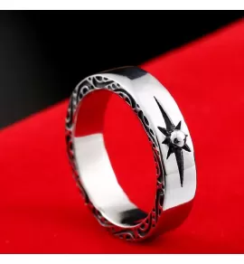 Мужское кольцо из стали Everiot SR-BR-375