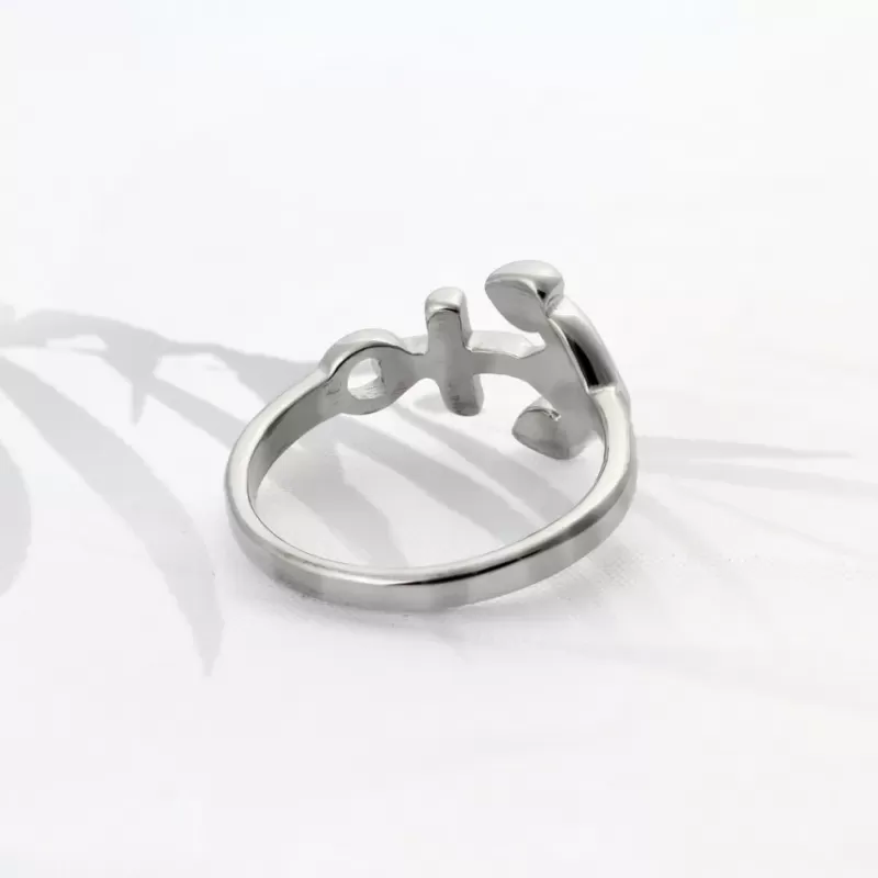 Кольцо из стали TATIC R-M6501S в форме якоря