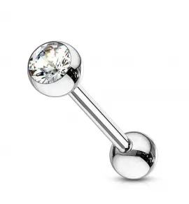 Штанга 1,6 мм из стали 2 шт. для пирсинга хряща уха, языка, брови, сосков PiercedFish 2xBS03 (от 10 до 19 мм)