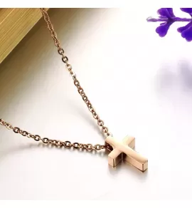 Мужской крест на цепочке Everiot SPD-XP-0235 из стали