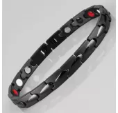 Магнитный браслет мужской из стали Everiot SB-MJ-028QD черного цвета