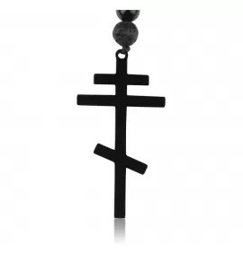 Мужской розарий Everiot Select LNS-3086 из лавы и золотого обсидиана