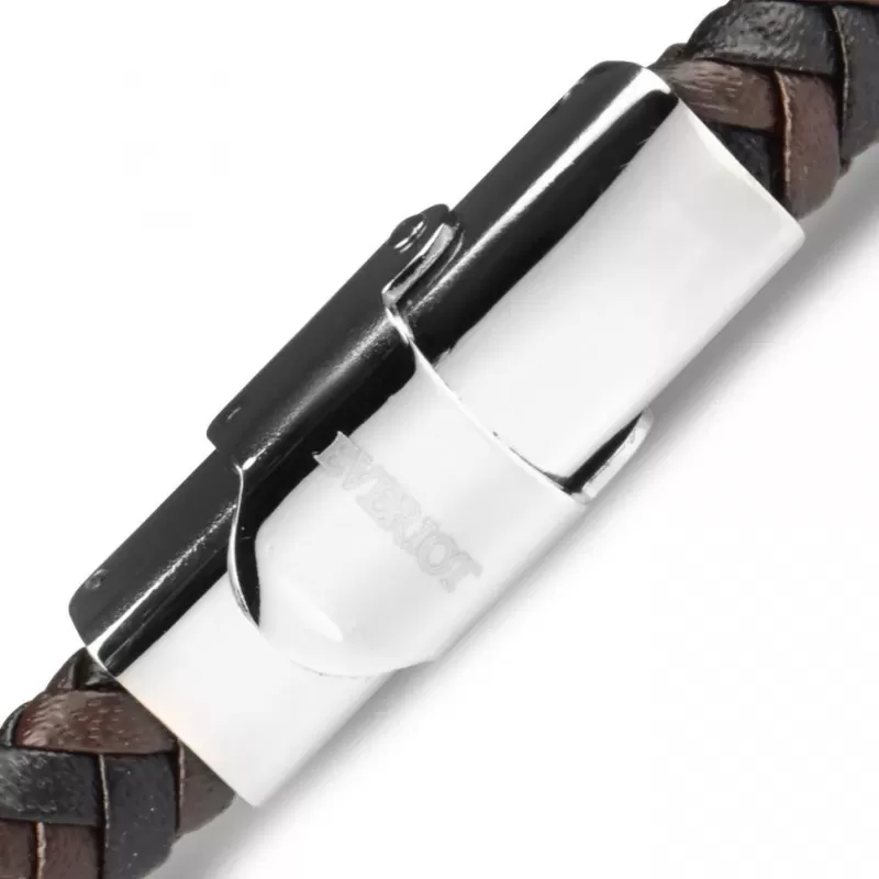 Кожаный браслет мужской Everiot BC-MJ-1910 в два оборота