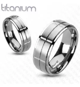 Мужское кольцо из титана Spikes R-TI-0539