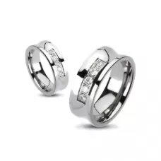 Кольцо из титана TATIC --ТМ-3120 с фианитами
