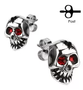 Серьги-гвоздики TATIC SSEM-106 в виде черепа