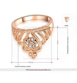 Кольцо ROZI RG-47310B в форме короны