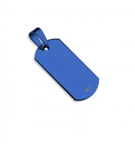 Мужской кулон Spikes SSP-8590-B из стали в форме армейского жетона