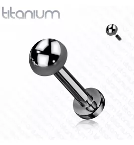 Титановая серьга лабрет Pirslab TIL17-K для пирсинга Монро, трагуса, хеликса
