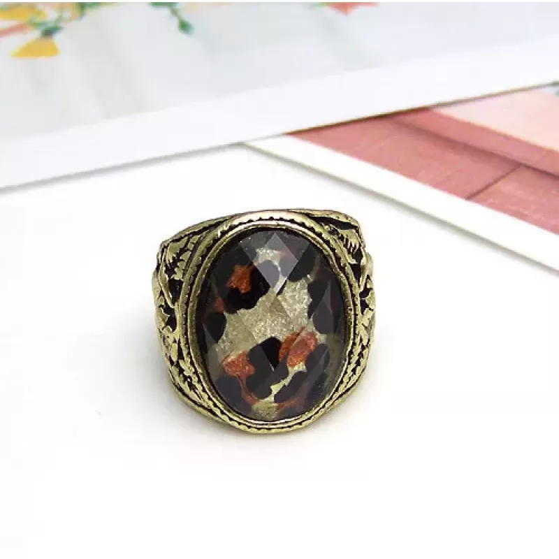 Кольцо AS-A16940 с леопардовым принтом